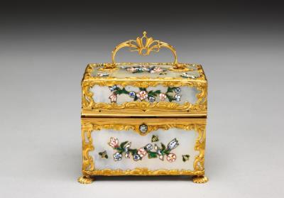 图片[2]-Gilt bronze personal accessory case with decor of  mother-of-pearl inlay.-China Archive